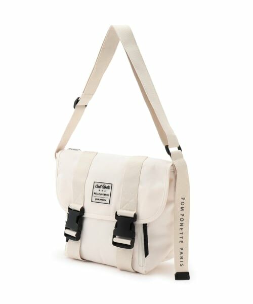 pom ponette junior / ポンポネット ジュニア メッセンジャーバッグ・ウエストポーチ | メッセンジャーバッグ（アイボリー）