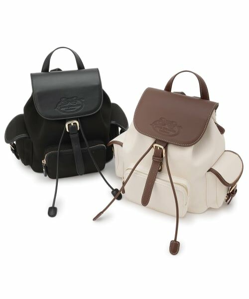 pom ponette junior / ポンポネット ジュニア リュック・バックパック | キャンバス×合皮ミニリュック | 詳細11