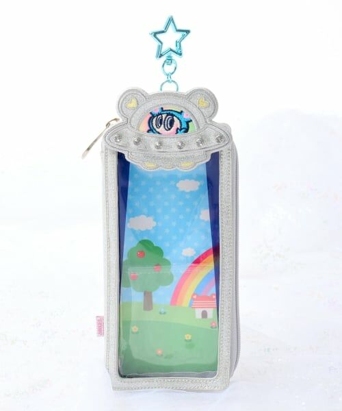 pom ponette junior / ポンポネット ジュニア ポーチ | ナカムラくんの宇宙船アクスタケース（シルバー）