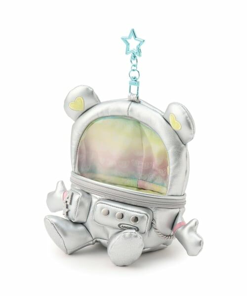 pom ponette junior / ポンポネット ジュニア ポーチ | ナカムラくんの宇宙服（シルバー）