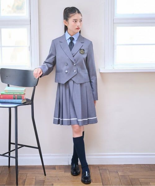 pom ponette junior / ポンポネット ジュニア ソックス | 【卒服】ワンポイント刺しゅうハイソックス | 詳細13