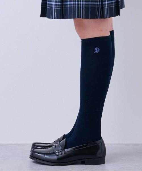 pom ponette junior / ポンポネット ジュニア ソックス | 【卒服】ワンポイント刺しゅうハイソックス | 詳細7