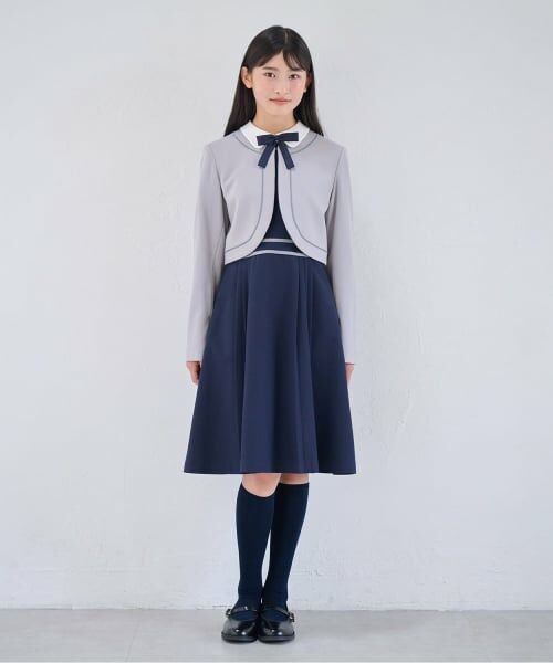 pom ponette junior / ポンポネット ジュニア ソックス | 【卒服】ワンポイント刺しゅうハイソックス | 詳細8