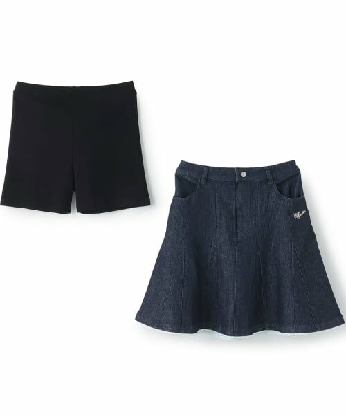 pom ponette junior / ポンポネット ジュニア ミニ・ひざ丈スカート | 【130cmあり】マーメイドスカート×インナーパンツセット | 詳細2
