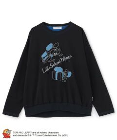 pom ponette junior / ポンポネット ジュニア スウェット | 【130cmあり】TOM and JERRY バイカラーダンボールプルオーバー