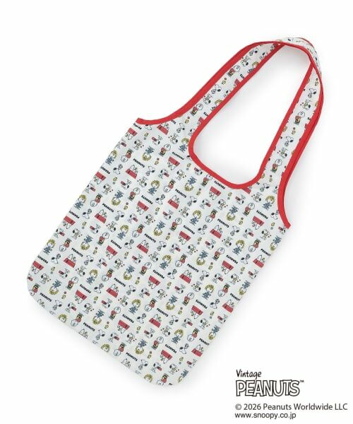 pom ponette junior / ポンポネット ジュニア トートバッグ | 【PEANUTS】エコバッグ入りスヌーピーフェイスチャーム | 詳細1