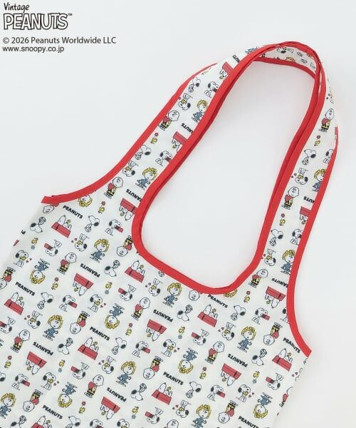 pom ponette junior / ポンポネット ジュニア トートバッグ | 【PEANUTS】エコバッグ入りスヌーピーフェイスチャーム | 詳細2