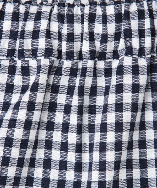 セール】 バルーンフリルギンガムチェック柄ショートパンツ