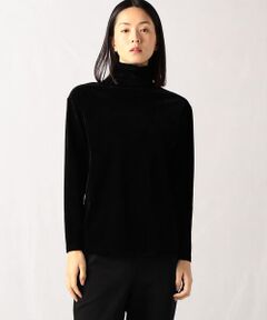 Precious Mild / プレシャスマイルド カットソー | ベルベットチュール タートルネックプルオーバー