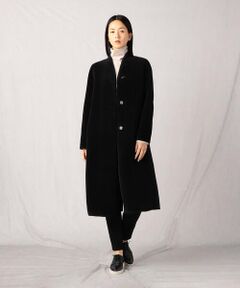 Precious Mild / プレシャスマイルド その他アウター | フェイクムートン ノーカラーコート