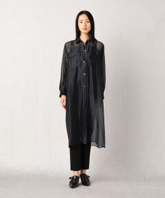 シアー ロングシャツ