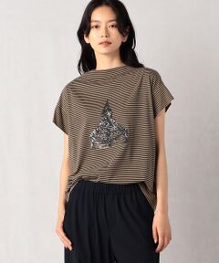 フィレンツェモチーフ ふくれ刺繍Ｔシャツ