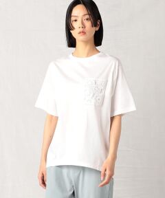 コンパクトクールローレル 天竺レースポケット付きＴシャツ