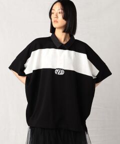 Precious Mild / プレシャスマイルド シャツ・ブラウス | 梨地ジャージースパンコールビーズ刺繍 ラガーシャツ