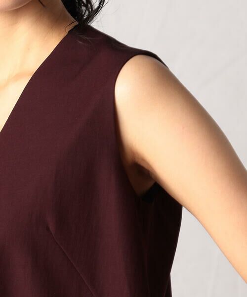 Precious Mild / プレシャスマイルド シャツ・ブラウス | 〔 +サイズ 〕 【セットアップ対応】レーヨンツイル Ｖネックブラウス | 詳細10