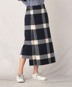 Precious Mild / プレシャスマイルド ロング・マキシ丈スカート | 起毛ギンガム スカート