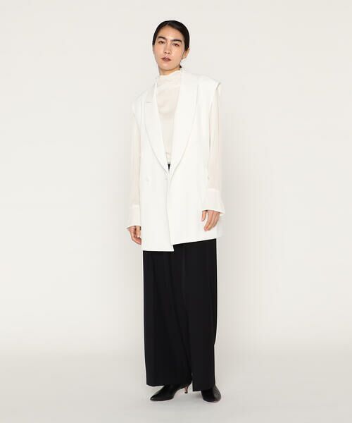 Precious Mild / プレシャスマイルド ベスト | 〔 +サイズ 〕 マニッシュ・アップ テーラードジレ | 詳細1