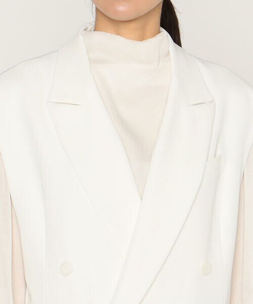 Precious Mild / プレシャスマイルド ベスト | 〔 +サイズ 〕 マニッシュ・アップ テーラードジレ | 詳細8