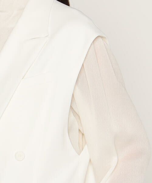 Precious Mild / プレシャスマイルド ベスト | 〔 +サイズ 〕 マニッシュ・アップ テーラードジレ | 詳細9