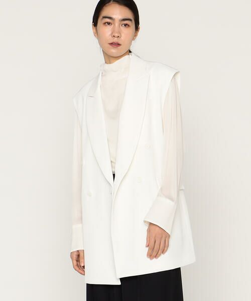 Precious Mild / プレシャスマイルド ベスト | 〔 +サイズ 〕 マニッシュ・アップ テーラードジレ | 詳細2