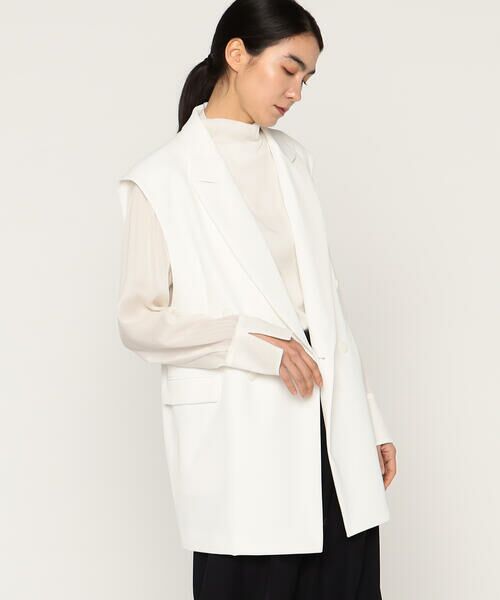 Precious Mild / プレシャスマイルド ベスト | 〔 +サイズ 〕 マニッシュ・アップ テーラードジレ | 詳細3