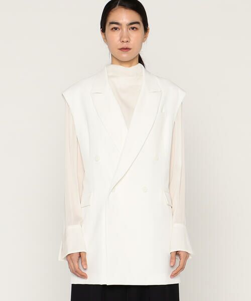 Precious Mild / プレシャスマイルド ベスト | 〔 +サイズ 〕 マニッシュ・アップ テーラードジレ | 詳細4