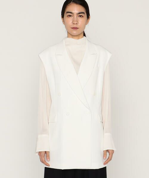 Precious Mild / プレシャスマイルド ベスト | 〔 +サイズ 〕 マニッシュ・アップ テーラードジレ | 詳細5