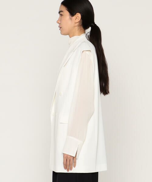 Precious Mild / プレシャスマイルド ベスト | 〔 +サイズ 〕 マニッシュ・アップ テーラードジレ | 詳細6