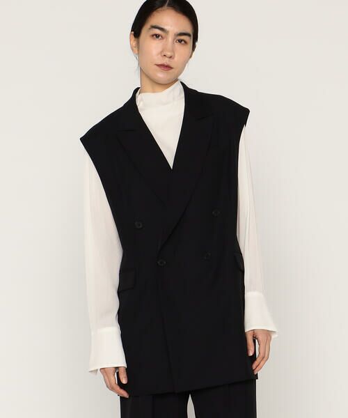 Precious Mild / プレシャスマイルド ベスト | 〔 +サイズ 〕 マニッシュ・アップ テーラードジレ | 詳細17