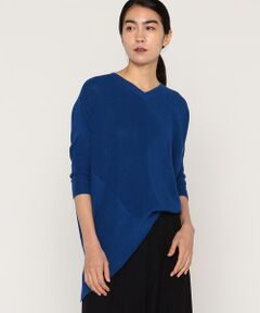 Precious Mild / プレシャスマイルド ニット・セーター | 〔 +サイズ 〕 マニッシュ・アップ 片畦ニットプルオーバー