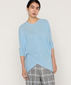 Precious Mild / プレシャスマイルド ニット・セーター | 〔 +サイズ 〕 マニッシュ・アップ 片畦ニットプルオーバー