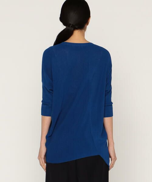 Precious Mild / プレシャスマイルド ニット・セーター | 〔 +サイズ 〕 マニッシュ・アップ 片畦ニットプルオーバー | 詳細5