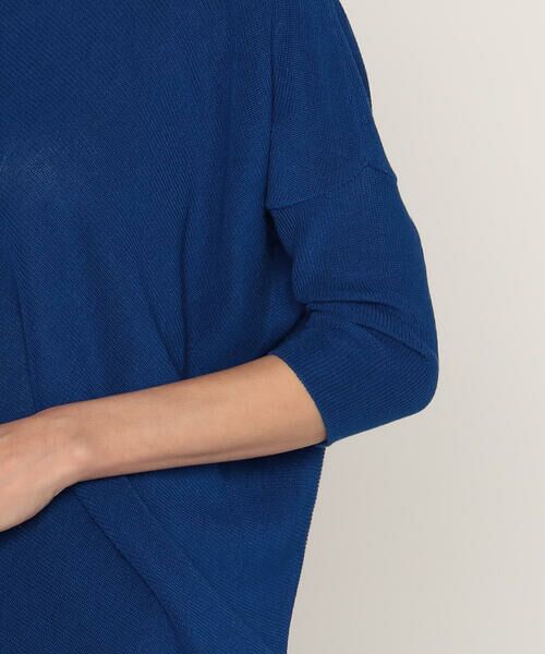 Precious Mild / プレシャスマイルド ニット・セーター | 〔 +サイズ 〕 マニッシュ・アップ 片畦ニットプルオーバー | 詳細7