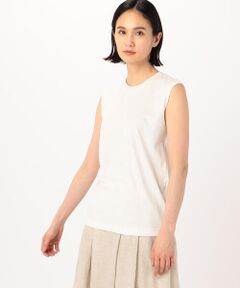 Precious Mild / プレシャスマイルド カットソー | スビンゴールドスムース ノースリーブプルオーバー