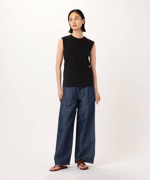 Precious Mild / プレシャスマイルド カットソー | スビンゴールドスムース ノースリーブプルオーバー | 詳細4