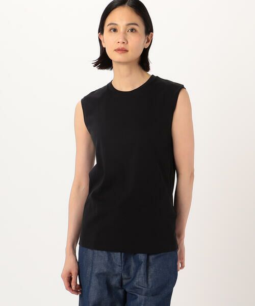 Precious Mild / プレシャスマイルド カットソー | スビンゴールドスムース ノースリーブプルオーバー | 詳細5