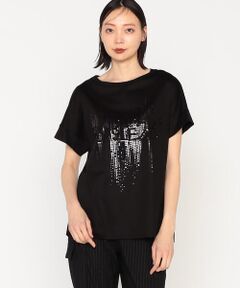 Precious Mild / プレシャスマイルド Tシャツ | Ariolityスムース ナイアガラスパンコール刺繍Tシャツ