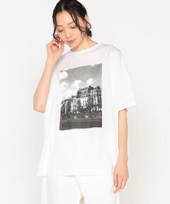 セーヌ川プリント Tシャツ