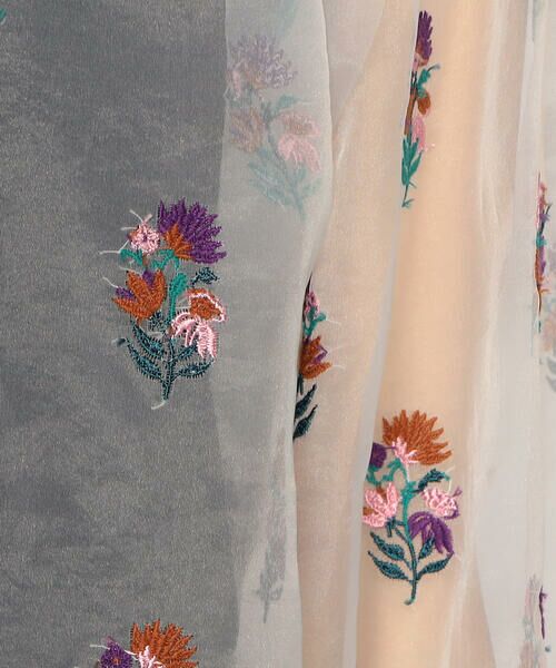 Precious Mild / プレシャスマイルド シャツ・ブラウス | オーガンジー花柄更紗刺繍 チュニックブラウス | 詳細11