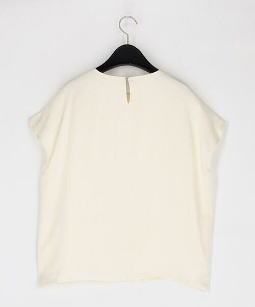 Precious Mild / プレシャスマイルド シャツ・ブラウス | 16匁サテン染サンドウォッシュ アシンメトリータックブラウス | 詳細1