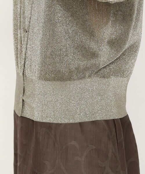 Precious Mild / プレシャスマイルド カーディガン・ボレロ | 〔 +サイズ 〕 シアーラメ ニットカーディガン | 詳細11