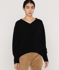 Precious Mild / プレシャスマイルド ニット・セーター | 〔 +サイズ 〕 ホールガーメント Vネックニットプルオーバー