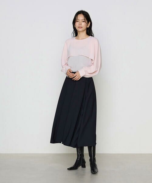 Precious Mild / プレシャスマイルド シャツ・ブラウス | アセポリジョーゼット フレアブラウス | 詳細1