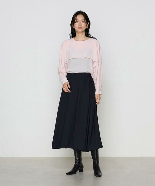 Precious Mild / プレシャスマイルド シャツ・ブラウス | アセポリジョーゼット フレアブラウス | 詳細3