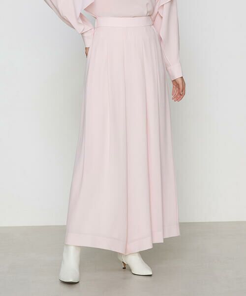 Precious Mild / プレシャスマイルド その他パンツ | 〔 +サイズ 〕アセポリジョーゼット ワイドパンツ<br> | 詳細3