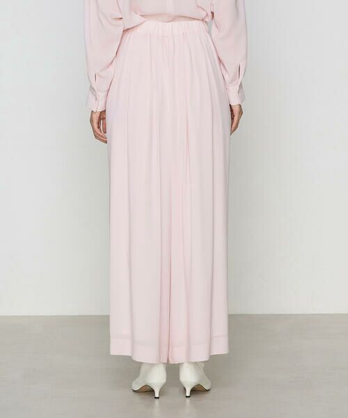 Precious Mild / プレシャスマイルド その他パンツ | 〔 +サイズ 〕アセポリジョーゼット ワイドパンツ<br> | 詳細6