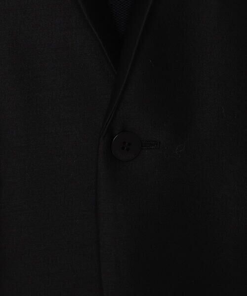 Precious Mild / プレシャスマイルド テーラードジャケット | シルクウールツイル レザーコンビネーションシングルジャケット<br> | 詳細17