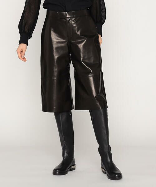 Precious Mild / プレシャスマイルド その他パンツ | レザー カットレングスパンツ<br> | 詳細3