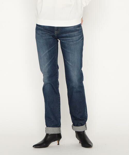 Precious Mild / プレシャスマイルド デニムパンツ | 左綾ストレッチデニム ストレートパンツ<br> | 詳細9