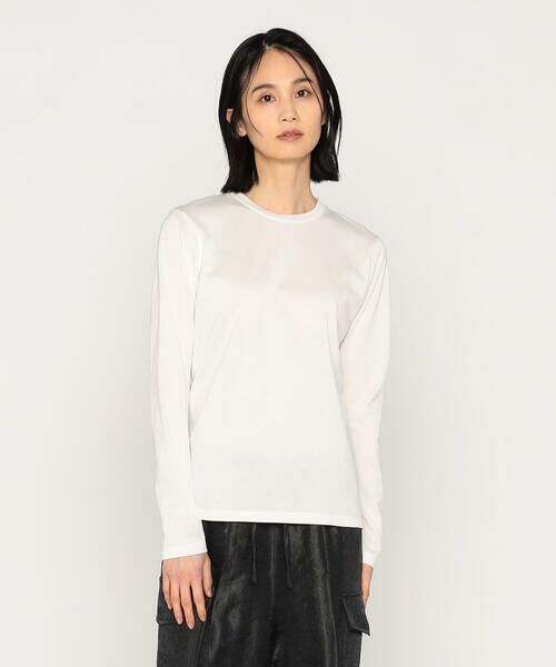 Precious Mild / プレシャスマイルド Tシャツ | ITADAKI天竺 長袖プルオーバー<br>(01:ホワイト)